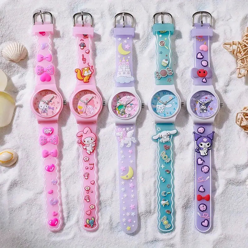 Reloj con diseños de pony