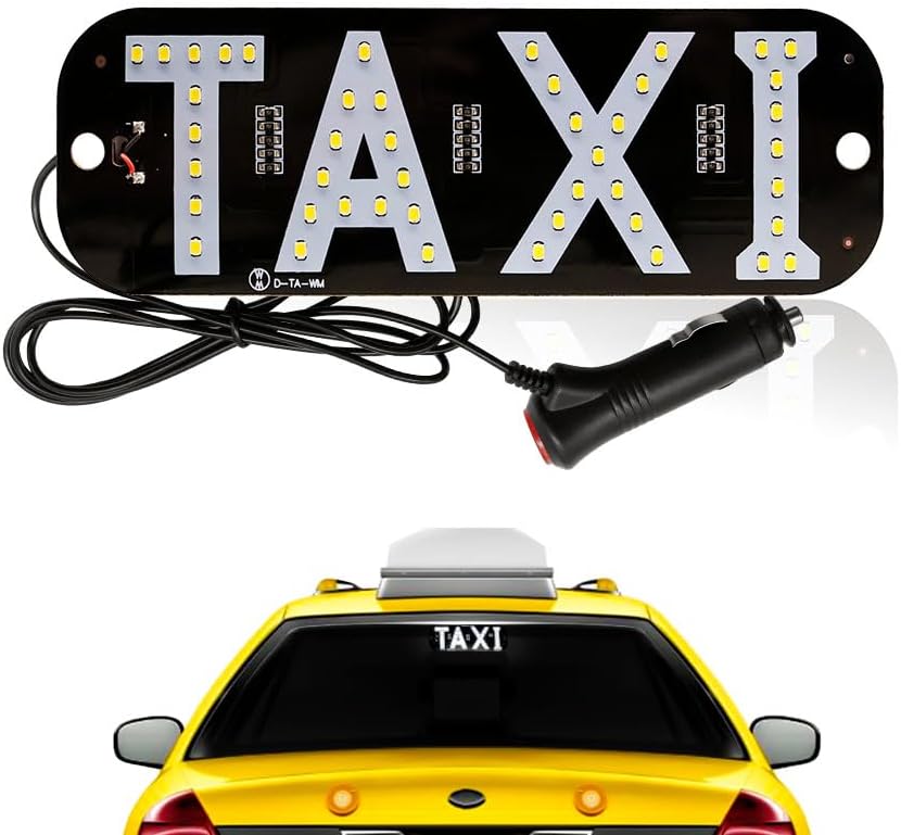 Luz de letrero taxi