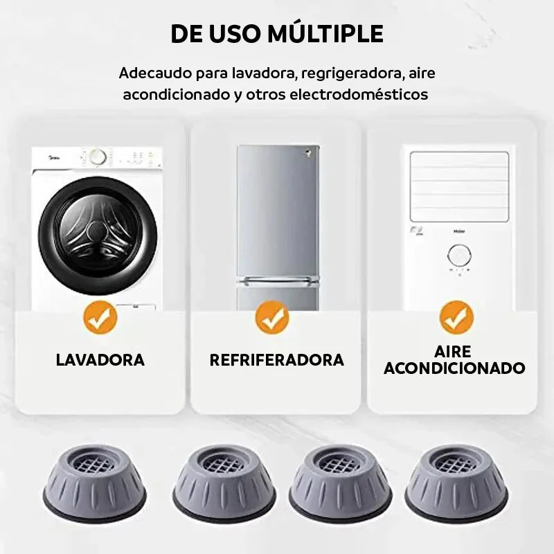 Soporte antivibración pack X4