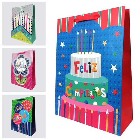 Bolsas de cumpleaños Pack X 3