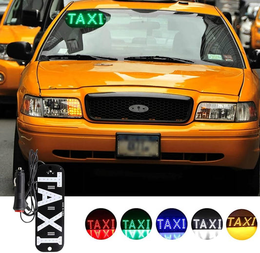 Luz de letrero taxi