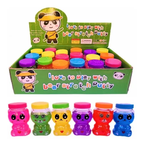 Slime osito para niños Pack x4
