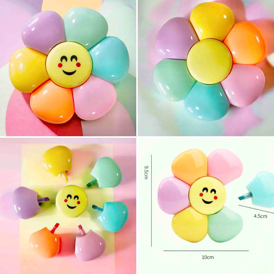 Resaltador kawaii 99de flor